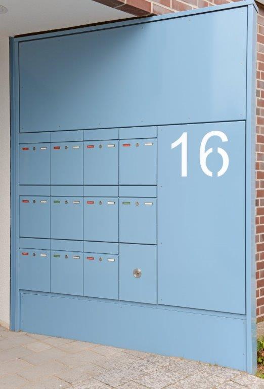 Standanlage hellblau