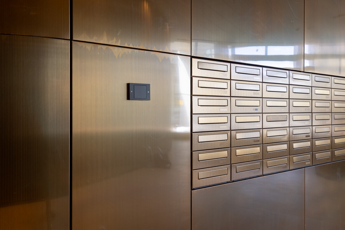 Hochwertige Briefkastenanlage