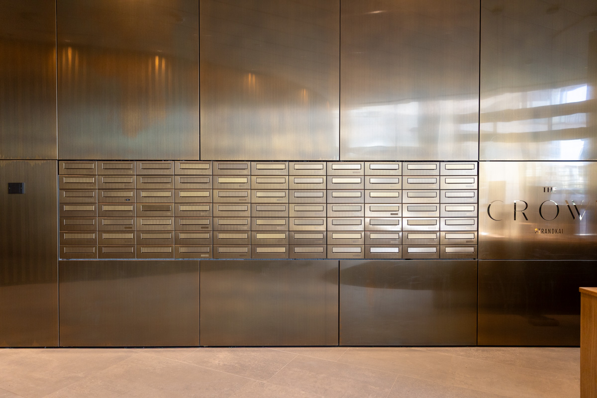 Hochwertige Briefkastenanlage