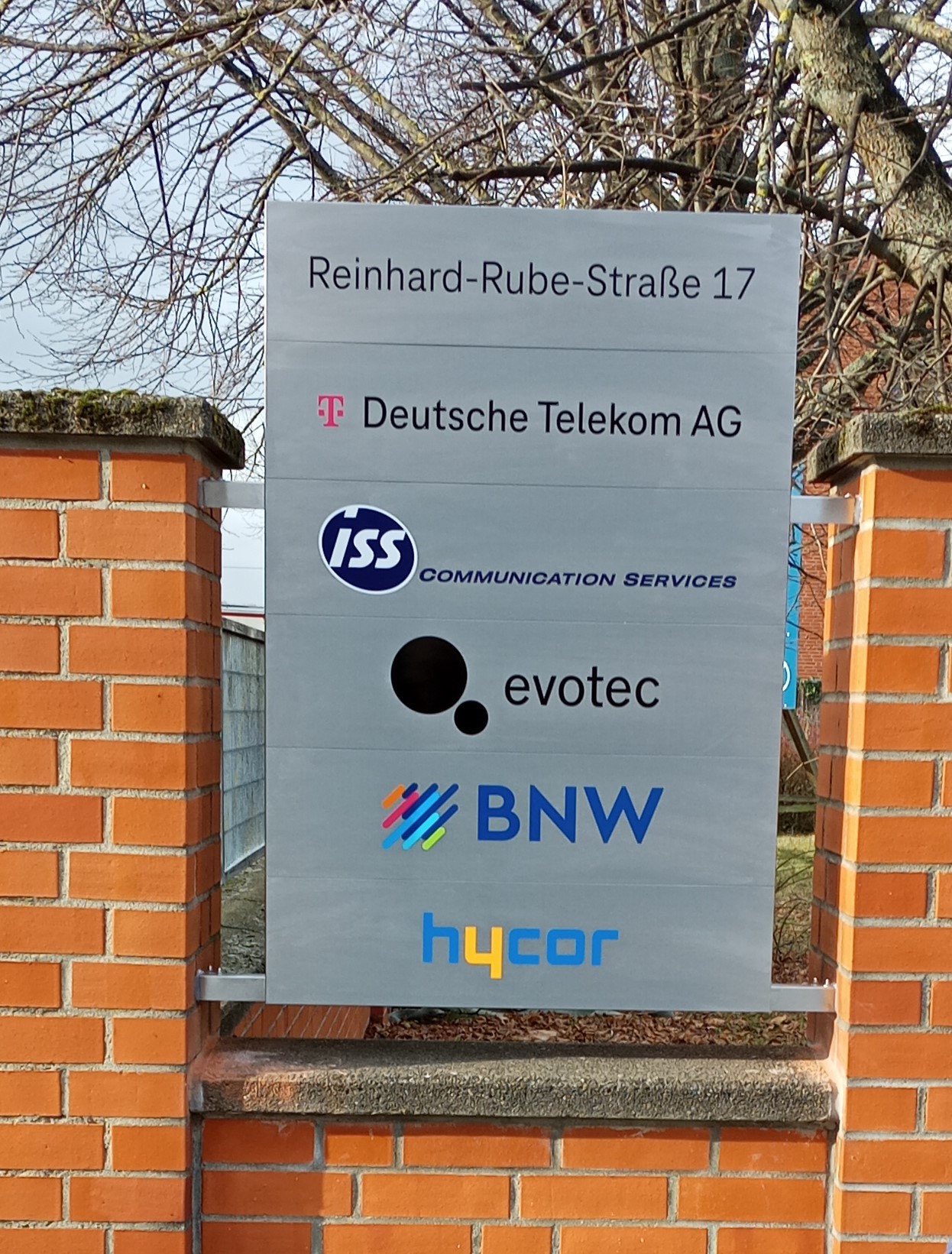 Werbeschild